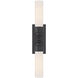 Wilcox 2 Light 5 inch Matte Black Bath Wall Sconce Wall Light