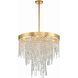 Winfield 6 Light 24 inch Antique Gold Chandelier Ceiling Light