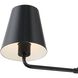 Xavier 6 Light 46 inch Matte Black Linear Chandelier Ceiling Light