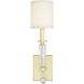 Paxton 1 Light 5 inch Aged Brass Sconce Wall Light