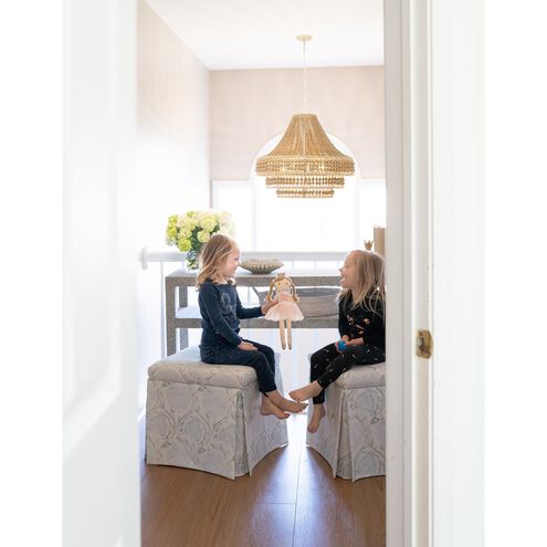 Silas 8 Light 30 inch Burnished Silver Chandelier Ceiling Light