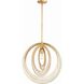 Doral 1 Light 20 inch Renaissance Gold Pendant Ceiling Light
