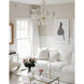 Traditional Crystal 8 Light 26 inch Polished Brass Chandelier Ceiling Light in Clear Hand Cut