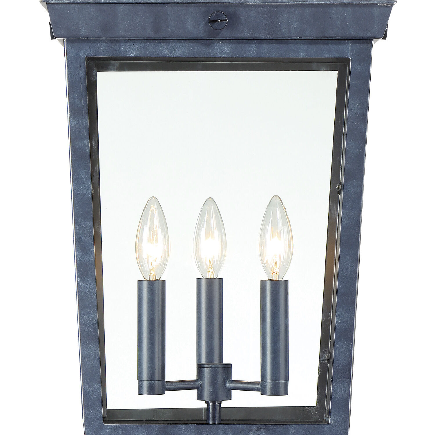 Belmont 3 Light 22.25 inch Graphite Outdoor Post