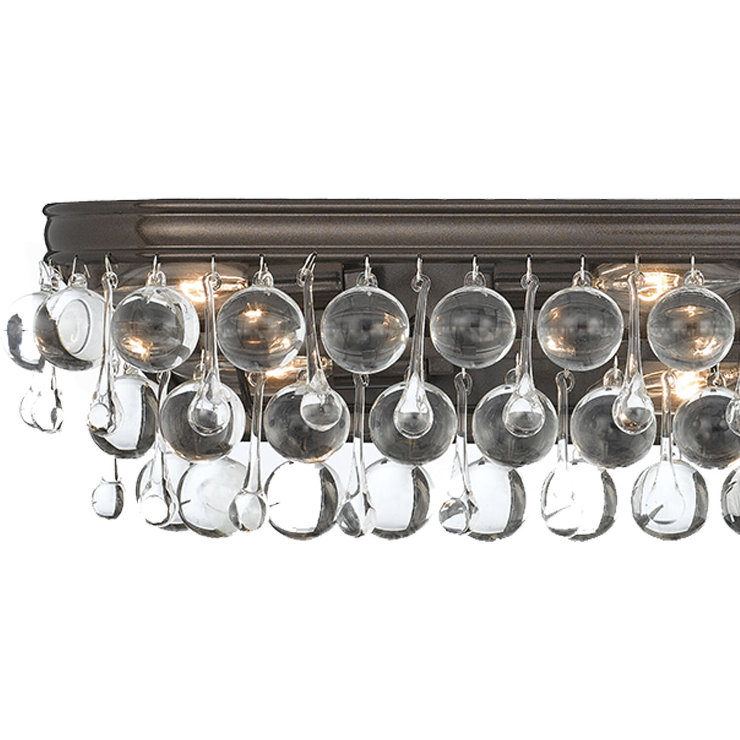 Calypso Bath Vanity Light Wall Light in Vibrant Bronze