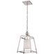 Sylvan 1 Light 11.5 inch Polished Nickel Mini Pendant Ceiling Light