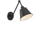 Mitchell 16 inch 60.00 watt Matte Black Task Sconce Wall Light
