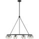 Aragon 10 Light 36 inch Matte Black Chandelier Ceiling Light