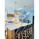 Odessa 1 Light 20.5 inch Soft Gold Pendant Ceiling Light