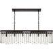 Hollis 6 Light 49 inch Forged Bronze Chandelier Ceiling Light