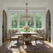 Roslyn 9 Light 22 inch Aged Brass Chandelier Ceiling Light