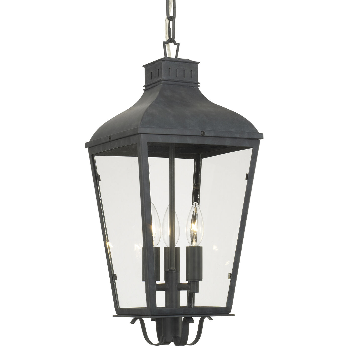 Dumont 3 Light 9.25 inch Graphite Outdoor Pendant