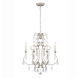Ashton 6 Light 21.5 inch Olde Silver Chandelier Ceiling Light in Clear Hand Cut