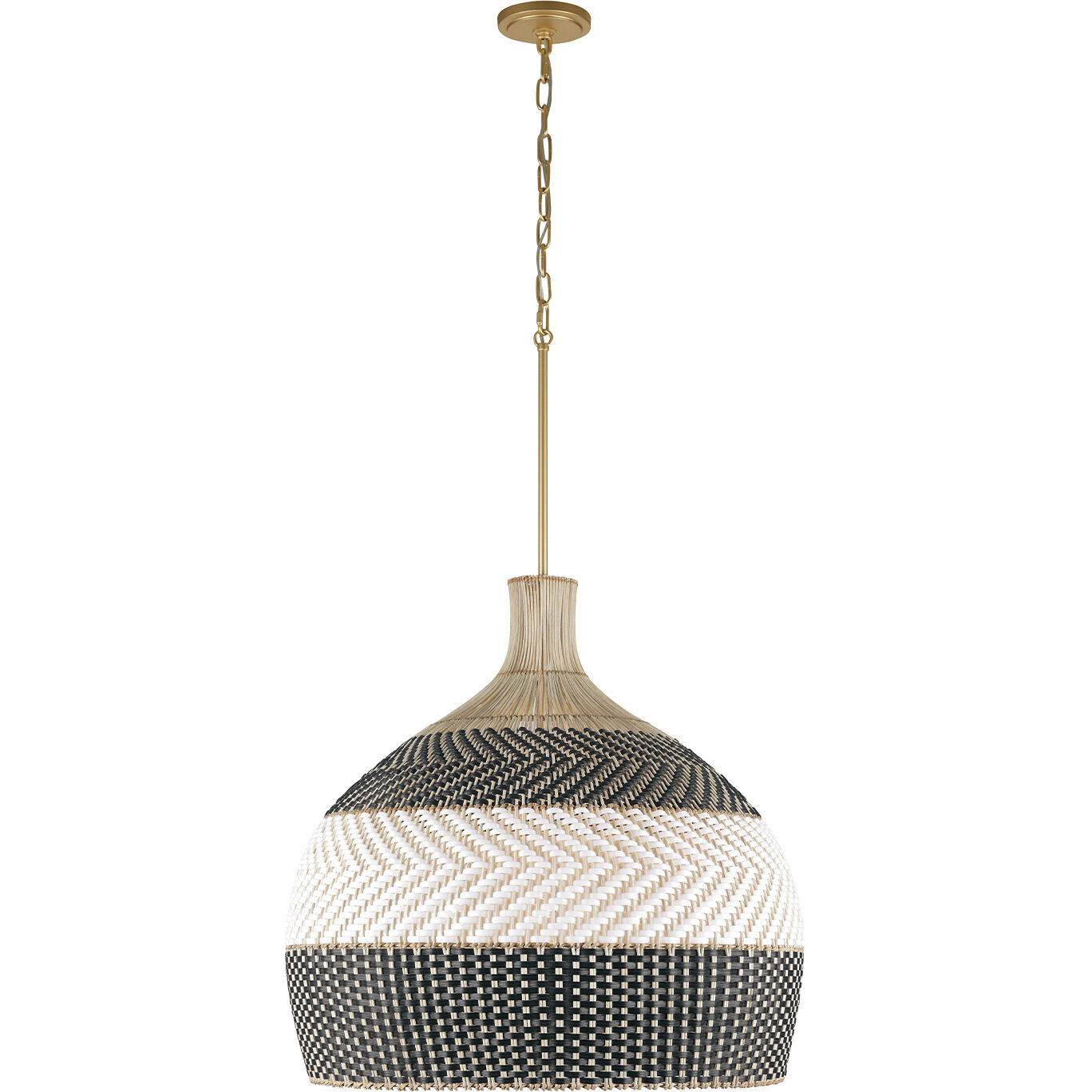 Zanzibar Pendant Ceiling Light in Soft Gold