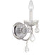 Imperial Sconce Wall Light in Clear Italian
