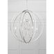 Sylvan 8 Light 40 inch Polished Nickel Chandelier Ceiling Light