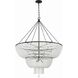 Rylee 15 Light 48.5 inch Matte Black Chandelier Ceiling Light