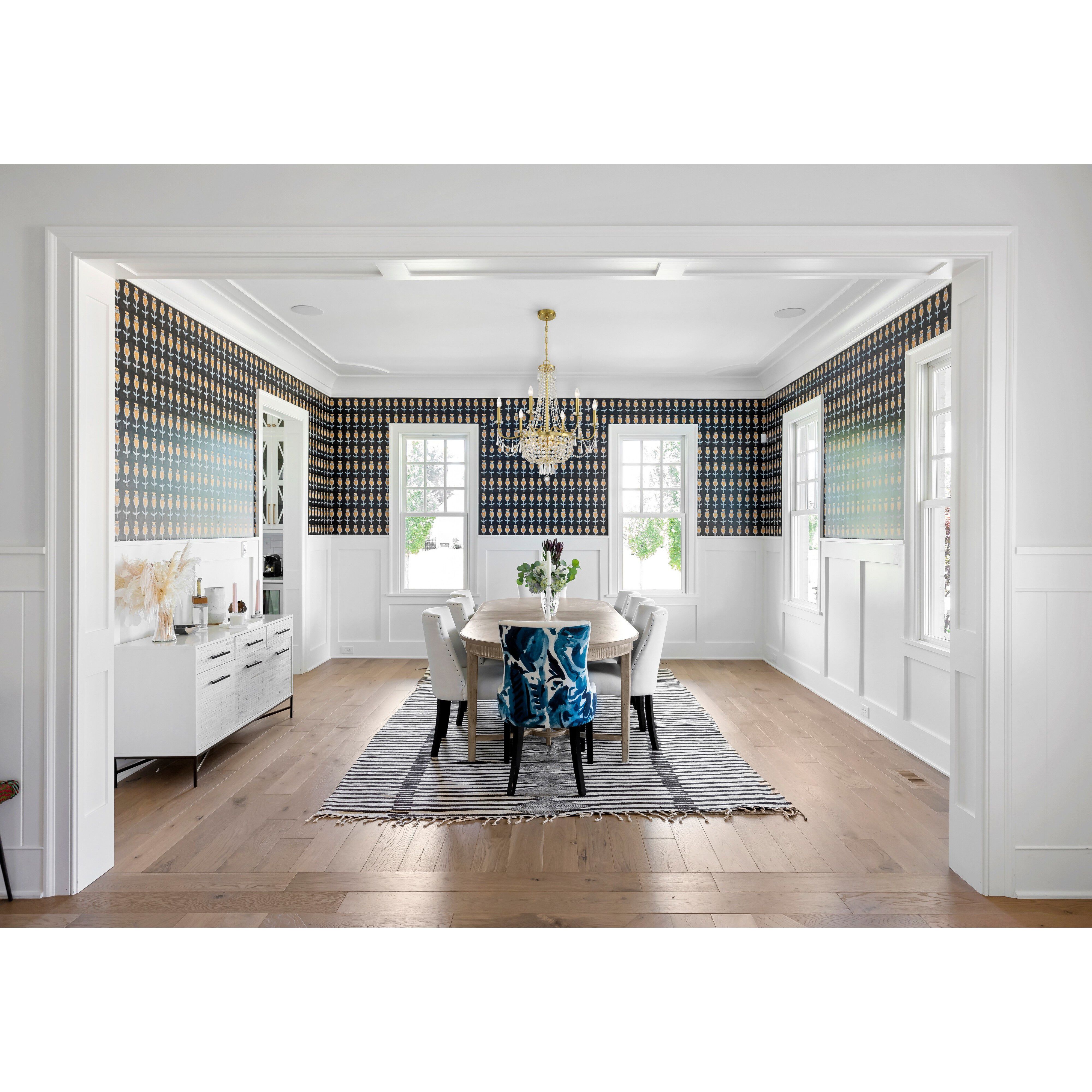 Haywood 9 Light 28 inch Aged Brass Chandelier Ceiling Light