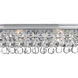 Calypso Bath Vanity Light Wall Light in Polished Chrome