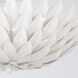 Broche 4 Light 16 inch Matte White Semi Flush Ceiling Light