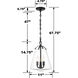 Voss 3 Light 11 inch Matte Black Pendant Ceiling Light