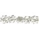 Marselle Bath Vanity Light Wall Light in Antique Silver