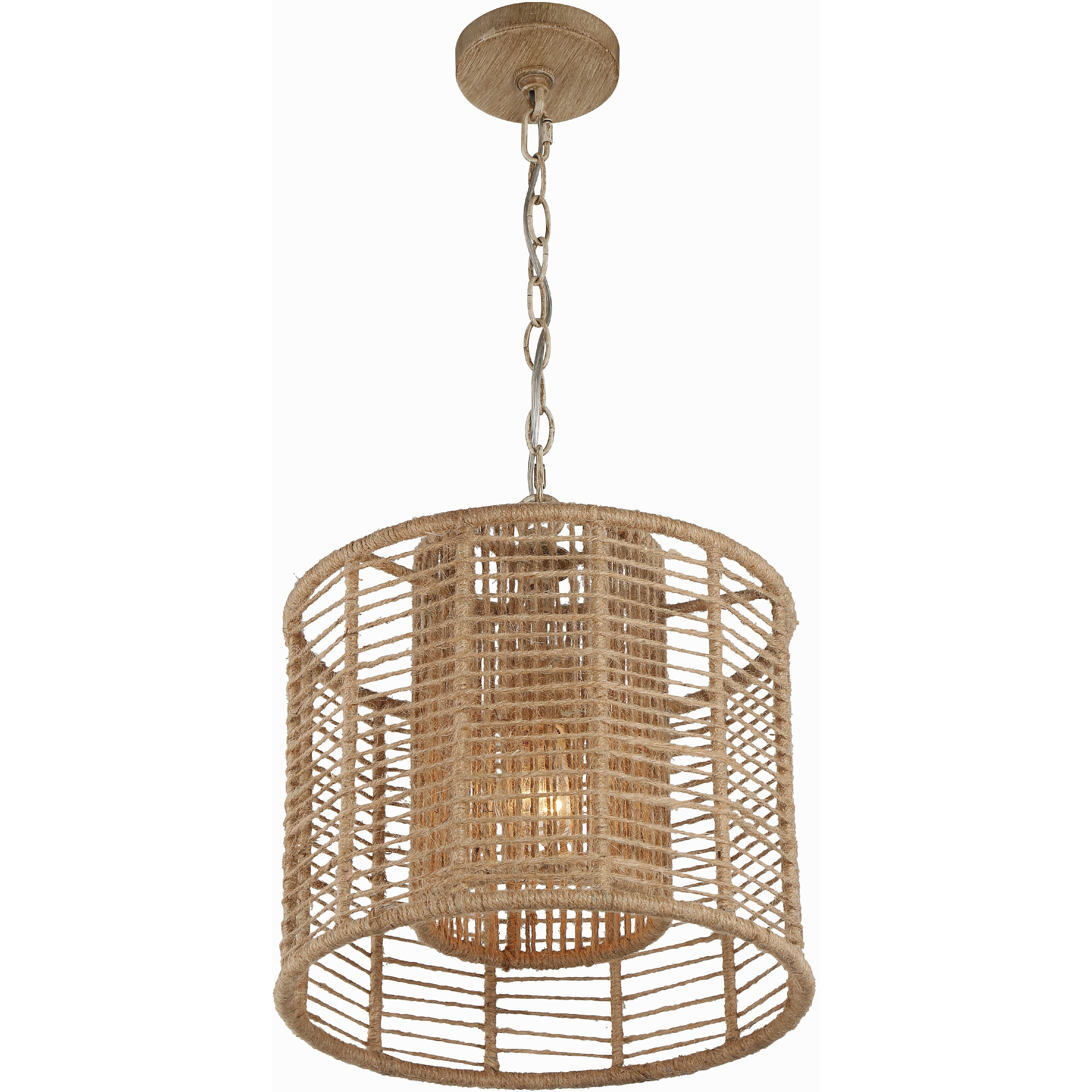 Jayna 1 Light 12.5 inch Burnished Silver Mini Chandelier Ceiling Light