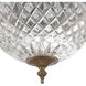 Radley 2 Light 10 inch Olde Brass Flush Ceiling Light