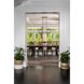 Zucca 6 Light 42.5 inch English Bronze and Antique Gold Linear Chandelier Ceiling Light