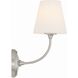 Sylvan Bath Sconce Wall Light in Brushed Nickel