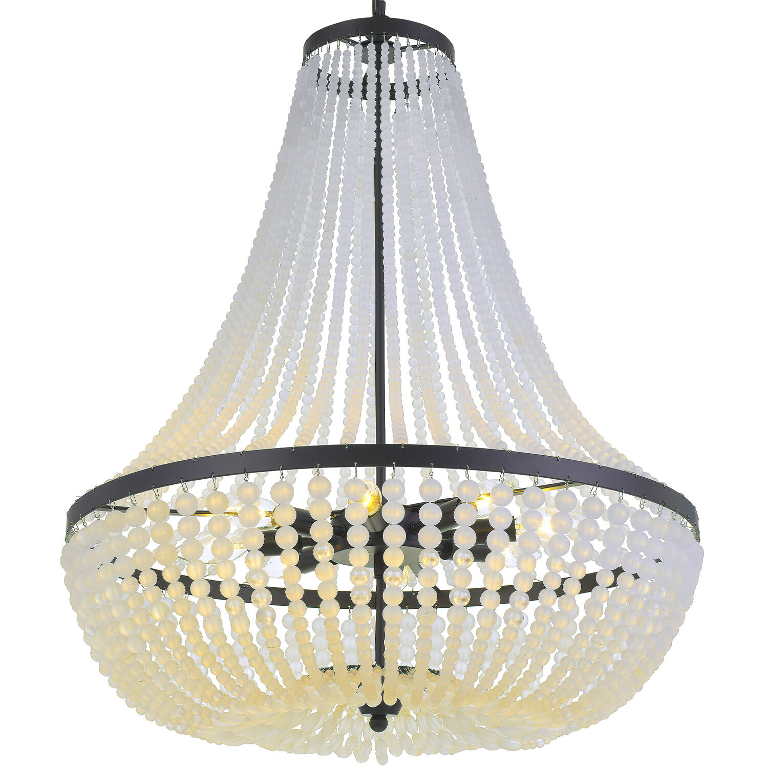 Rylee 8 Light 24.75 inch Matte Black Chandelier Ceiling Light