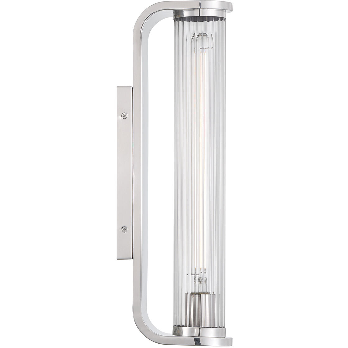 Jarvis Bath Sconce Wall Light in Polished Nickel