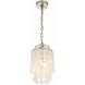 Brielle 1 Light 7 inch Antique Silver Mini Chandelier Ceiling Light