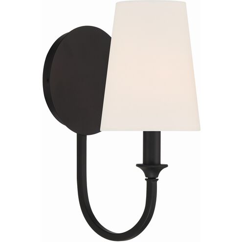 Payton 1 Light 5.5 inch Black Forged Sconce Wall Light