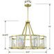Darcy 8 Light 33.5 inch Distressed Twilight Chandelier Ceiling Light