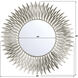 Broche 30 X 30 inch Antique Silver Wall Mirror