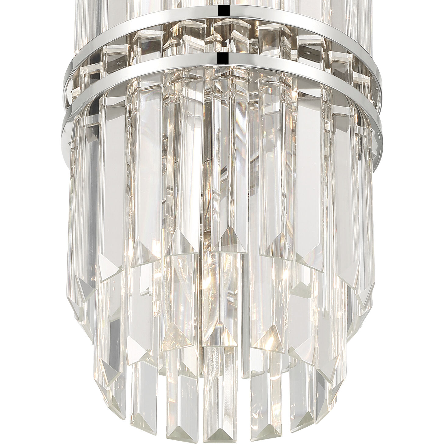 Hayes 4 Light 8 inch Polished Nickel Mini Pendant Ceiling Light