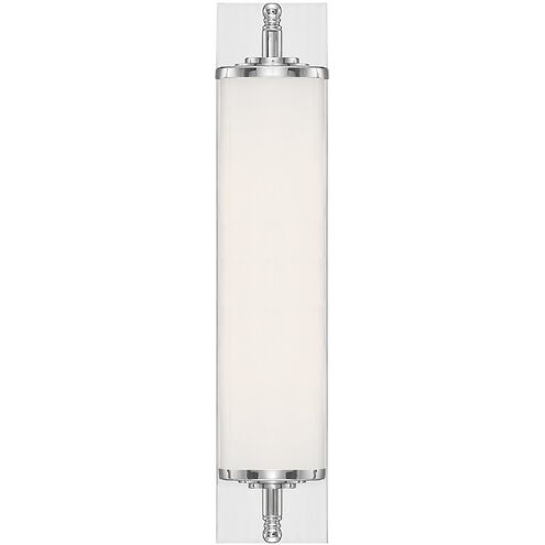 Foster LED 6 inch Polished Chrome Bathroom Vanity Light Wall Light