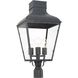 Dumont 3 Light 25 inch Graphite Post