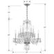 Traditional Crystal 10 Light 23 inch Polished Chrome Chandelier Ceiling Light