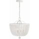 Rylee 4 Light 16.5 inch Matte White Chandelier Ceiling Light