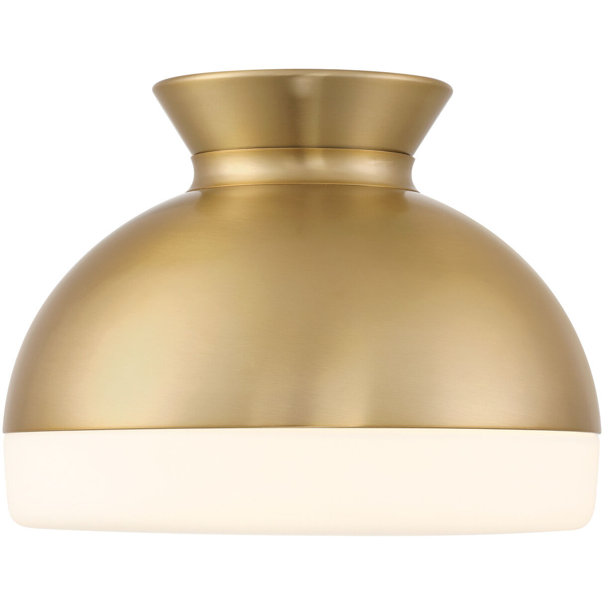 Gidget 2 Light 15 inch Vibrant Gold Flush Ceiling Light