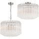 Lofton 5 Light 18 inch Polished Nickel Semi Flush Ceiling Light