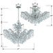 Maria Theresa 6 Light 29 inch Polished Chrome Semi Flush Ceiling Light in Clear Swarovski Strass