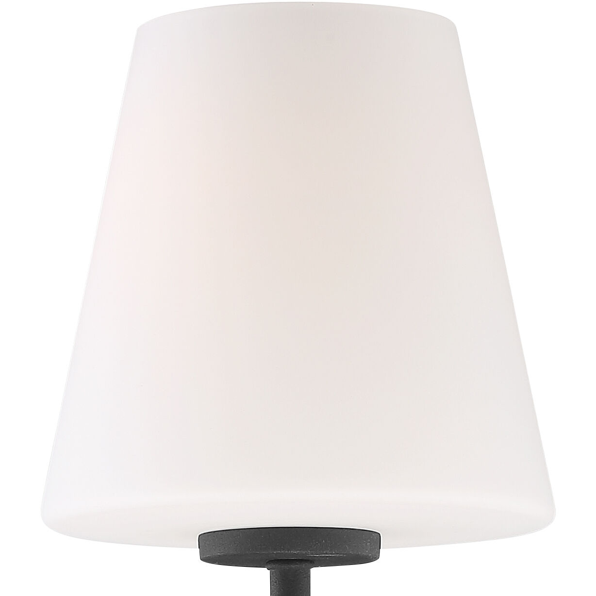 Lena Bath Sconce Wall Light in Black Forged