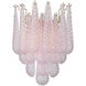 Ollie Bath Wall Light in Sand Glass Blush