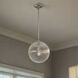 Orly 1 Light 14 inch Polished Nickel Pendant Ceiling Light