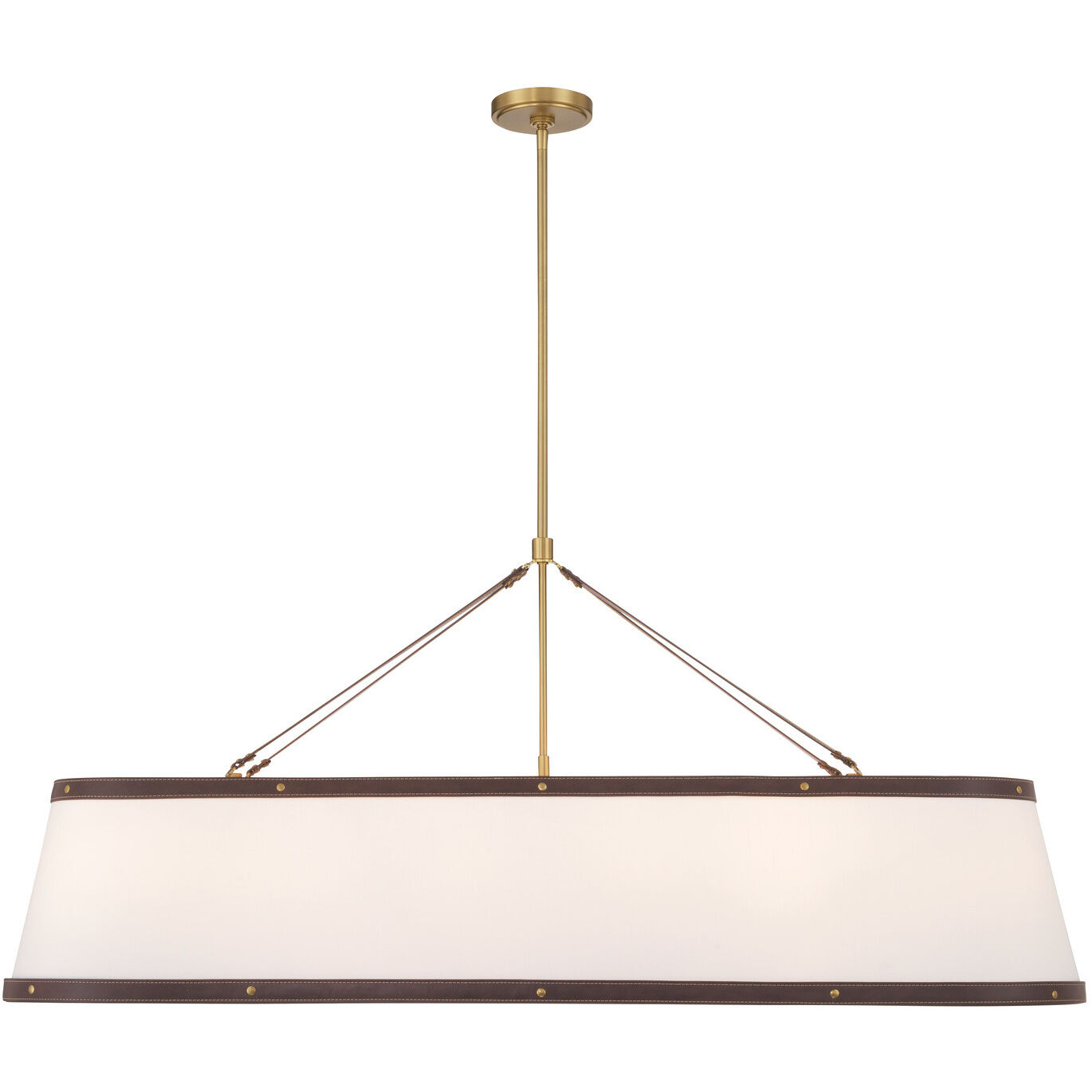 Callahan 6 Light 47.5 inch Luxe Gold Linear Chandelier Ceiling Light
