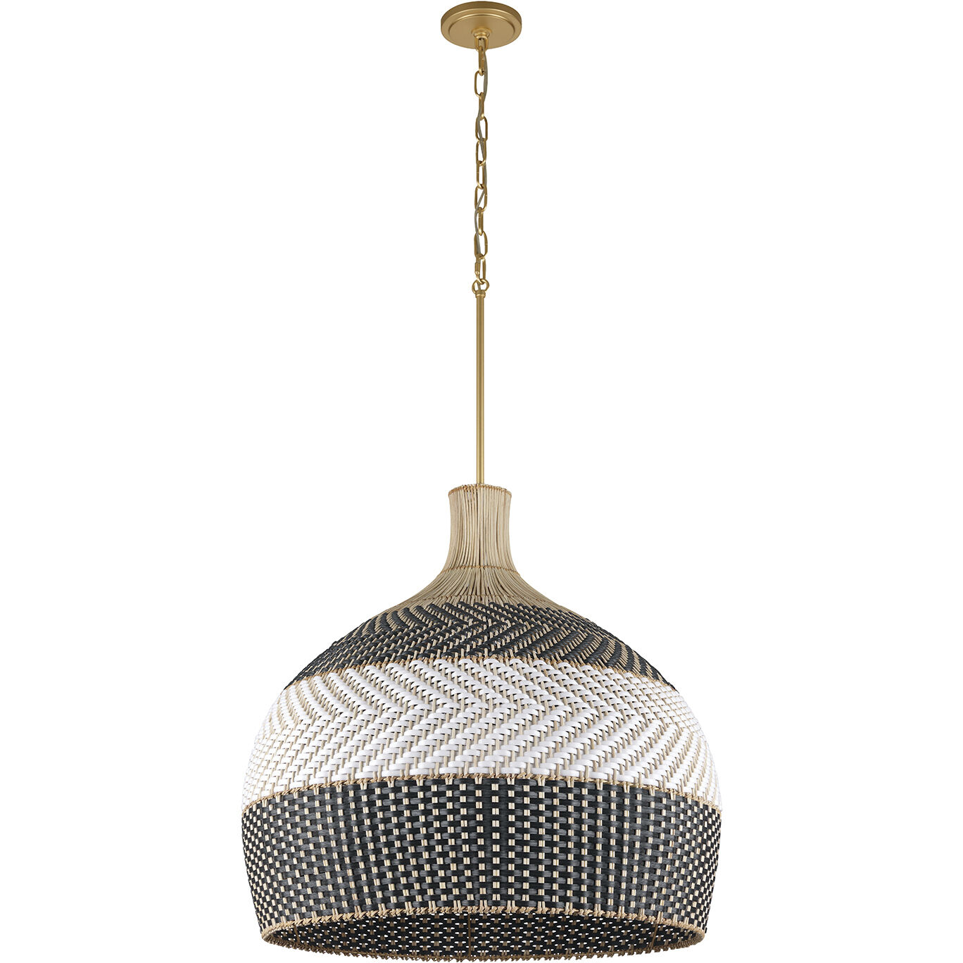 Zanzibar Pendant Ceiling Light in Soft Gold
