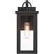 Boadie 1 Light 13 inch Matte Black Outdoor Sconce